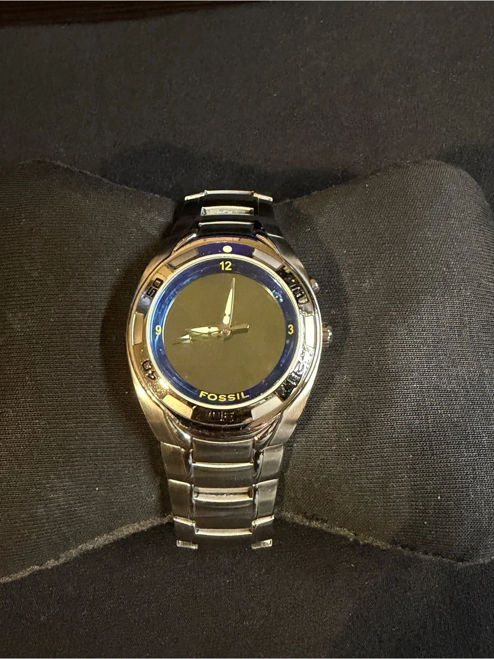 University of California CAL Fossil Kaleido Flashing Logo Watch Model LI2321